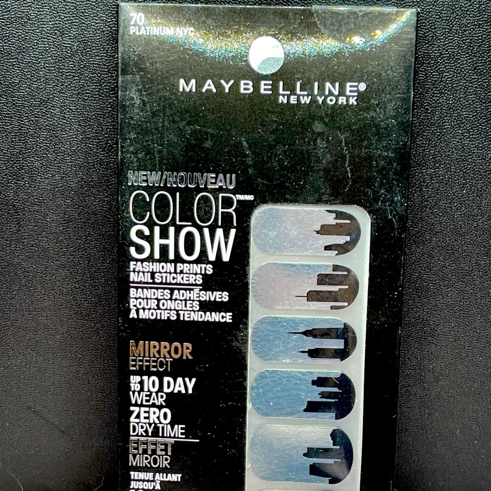 5️⃣for💲1️⃣5️⃣Maybelline NailStickers”PlatinumNYC”